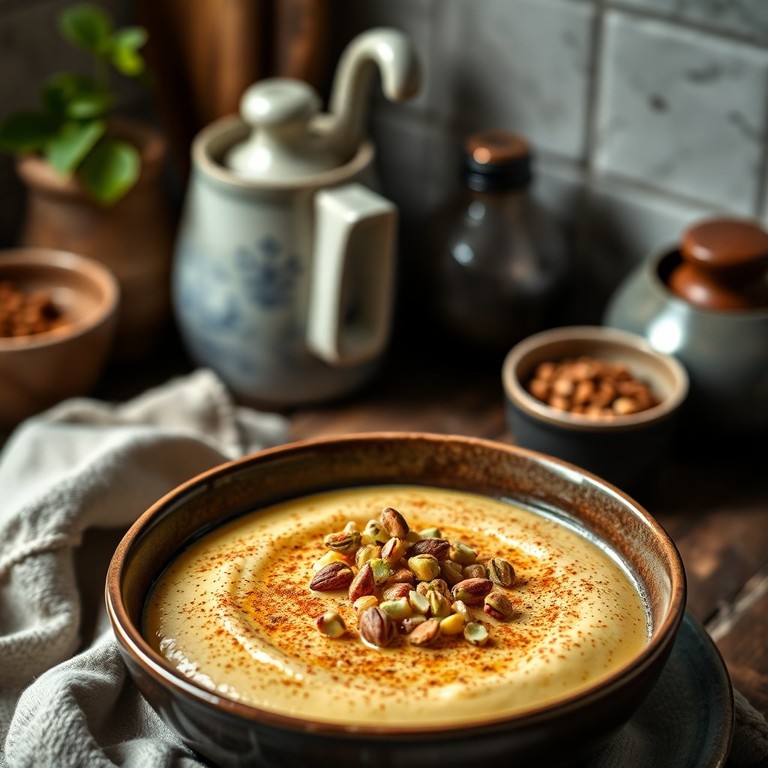 Extra cremiger Grießpudding mit Zimt