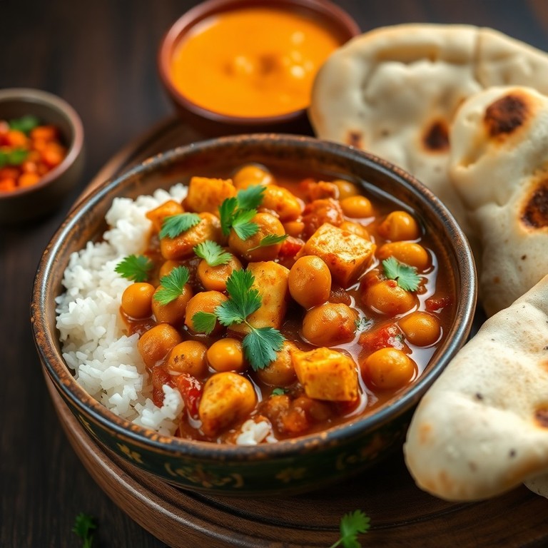 Hearty Chickpea and Paneer Curry Without Tomatoes