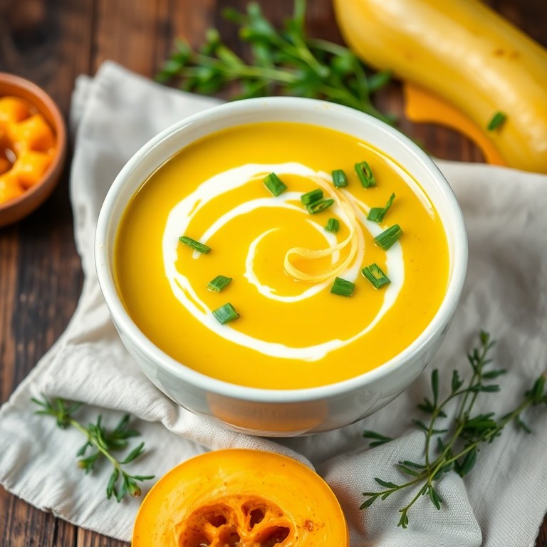Tarragon Lemon Squash Soup