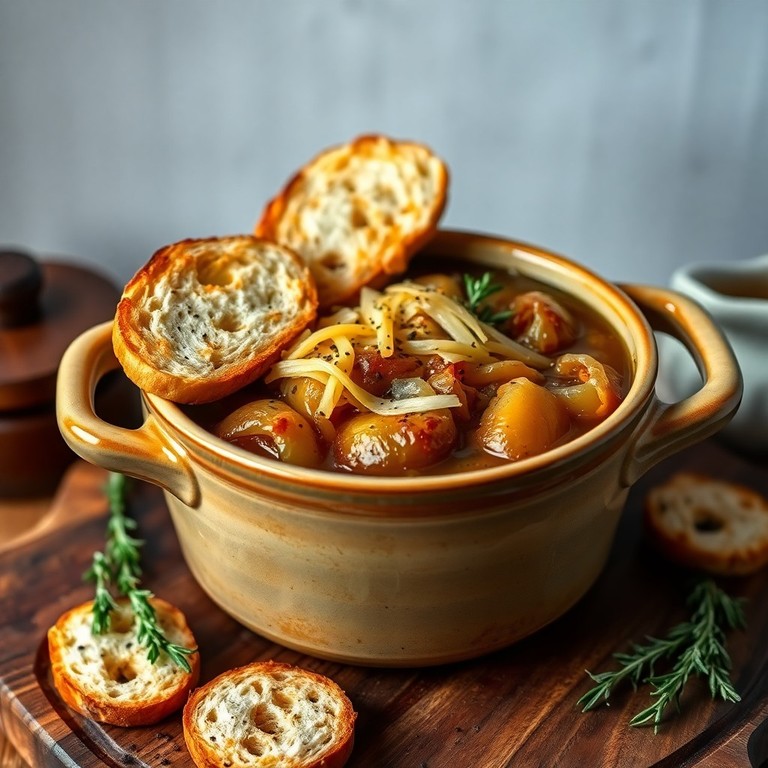 French Onion Soup with Beef