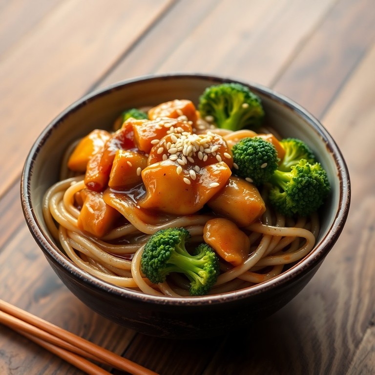 Udon com Frango ao Molho Tarê e Gergelim