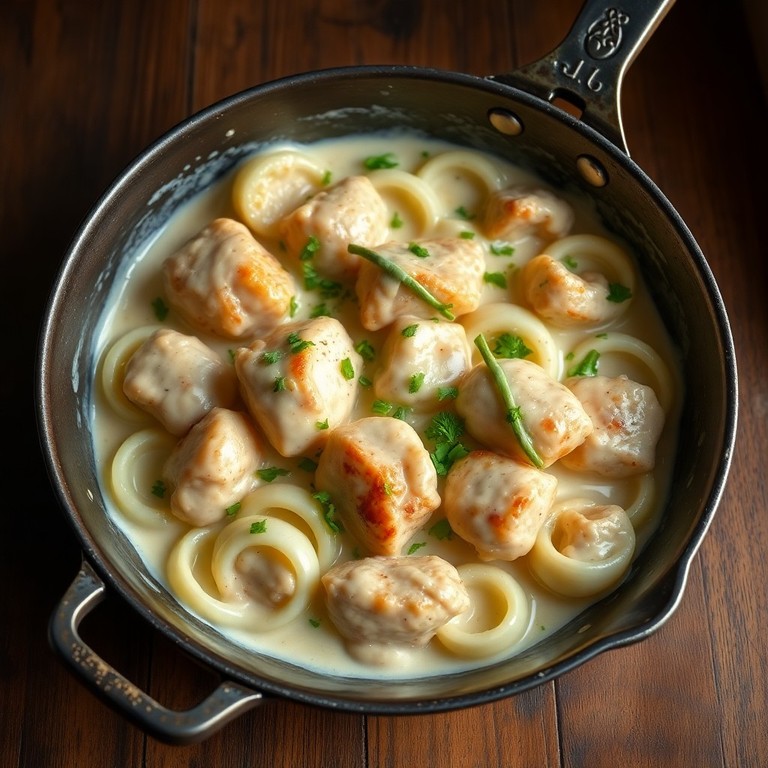 Keto-Hähnchen-Porreepfanne