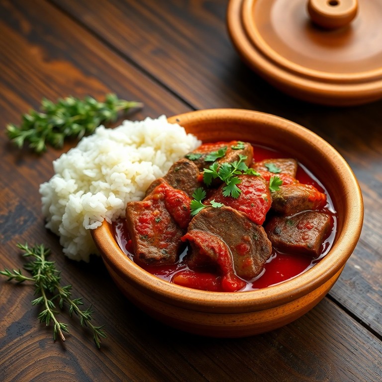 Cœur de Boeuf en Sauce à la Espagnole