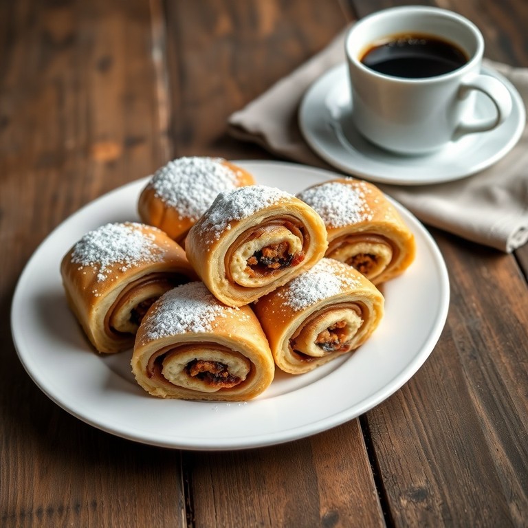 Sweet Coffee Biscuit Rolls