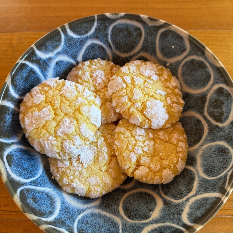 Lemon Crinkle Cookies