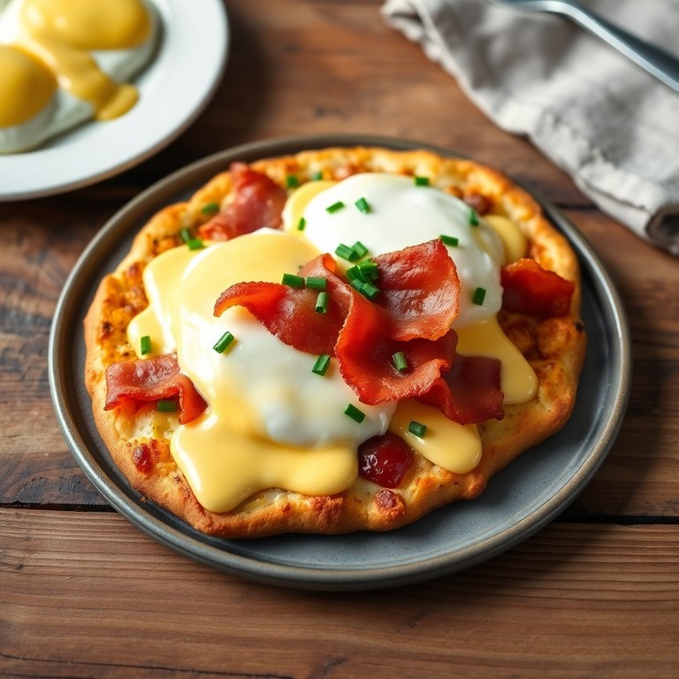 Eggs Benedict Pizza