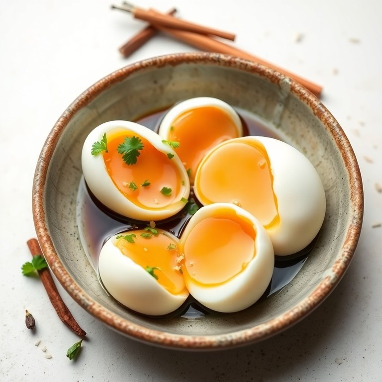 Huevos en susurte con especias orientales