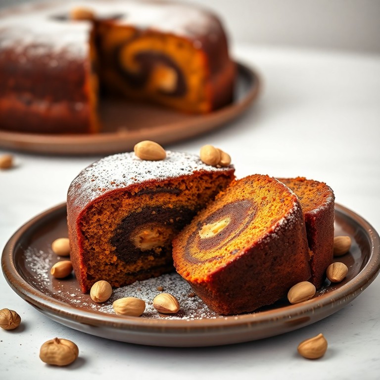 Plumcake alle carote senza uova con burro di arachidi