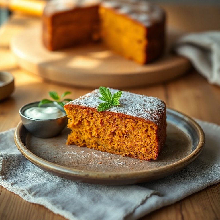 Pastel de Zanahoria Vegano Sin Aceite ni Harina de Trigo