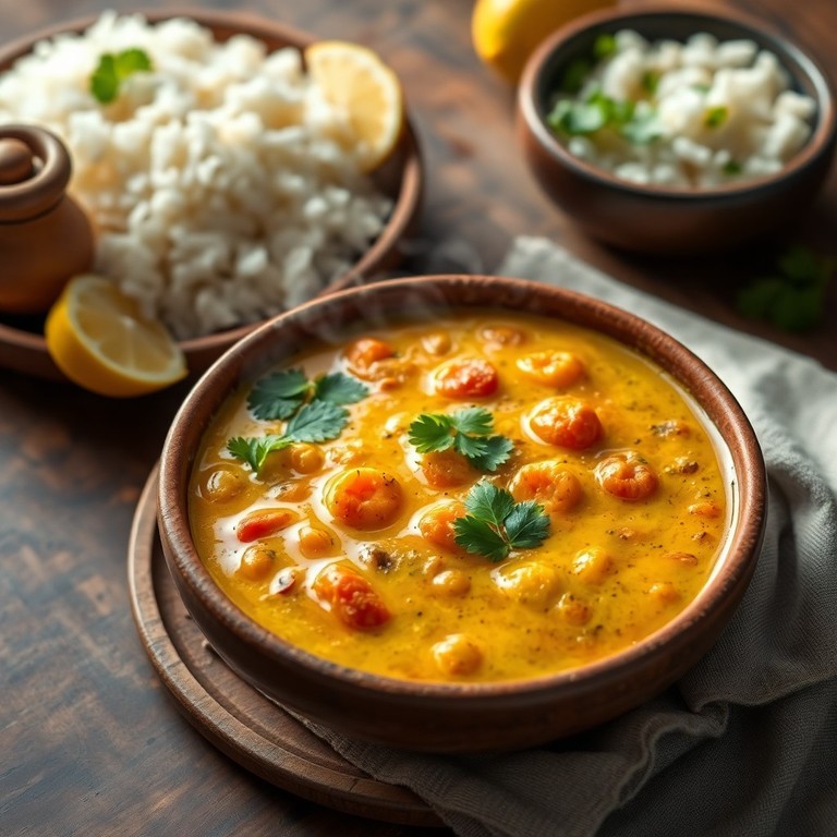 Vegetarisches Dal mit Kokosmilch