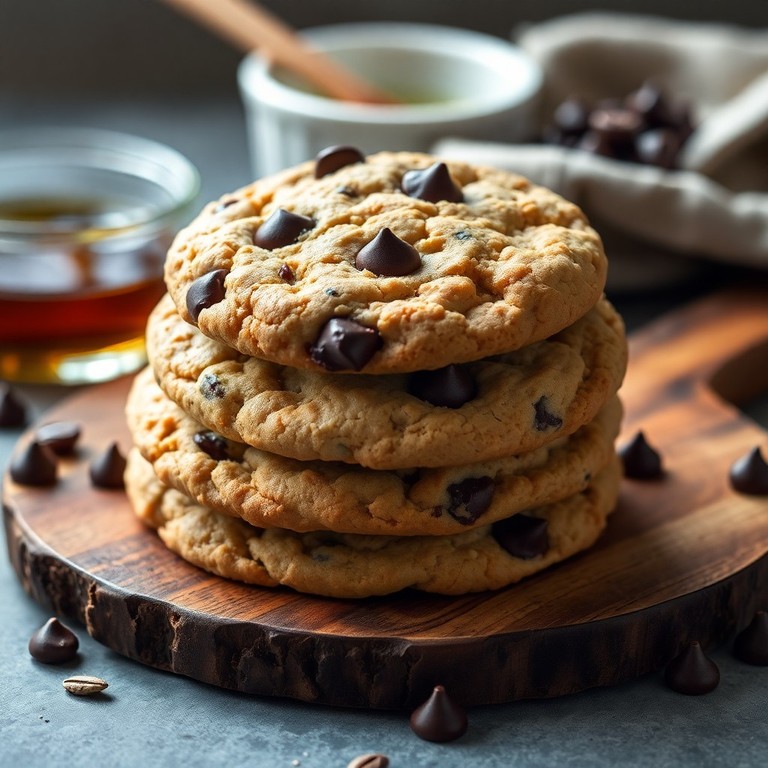 Healthy Oat Flour Chocolate Chip Cookies