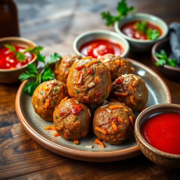 Bolinhos de Acém com Queijo e Cenoura