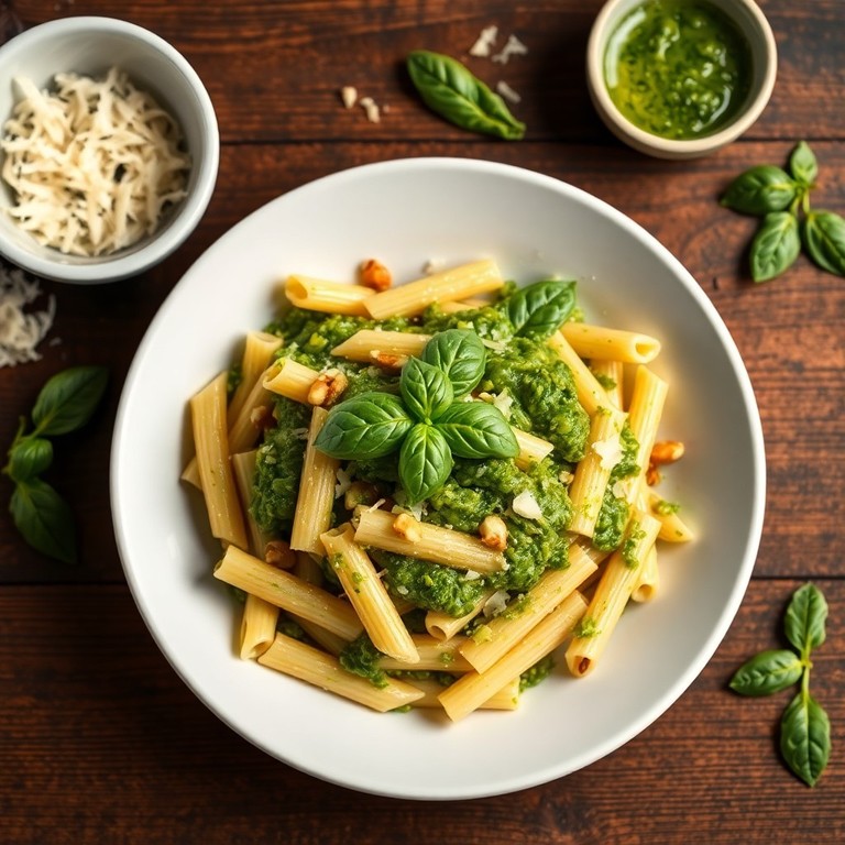 Penne au pesto classique