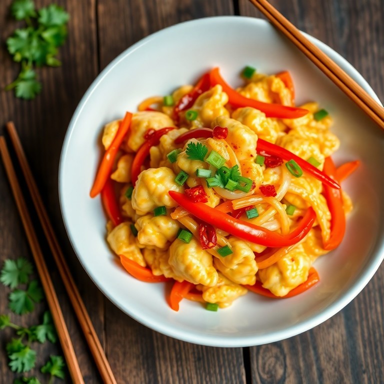 Spicy Egg Stir-Fry