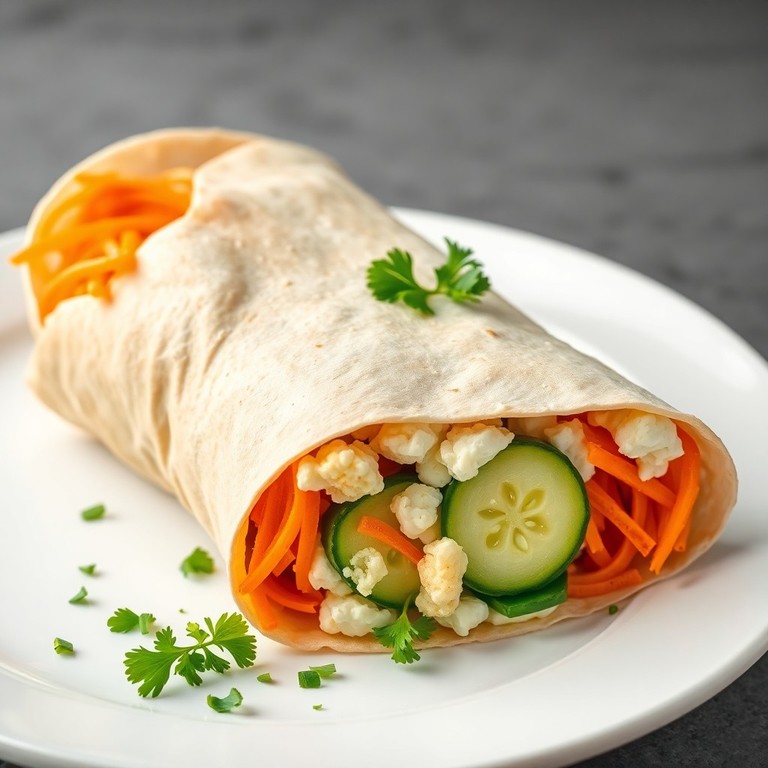 Tri-Color Veggie Wraps
