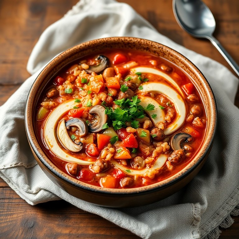 Vegetarischer Kidneybohnen-Reis-Eintopf