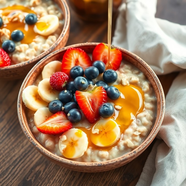 Desayuno Energético de Avena y Frutas