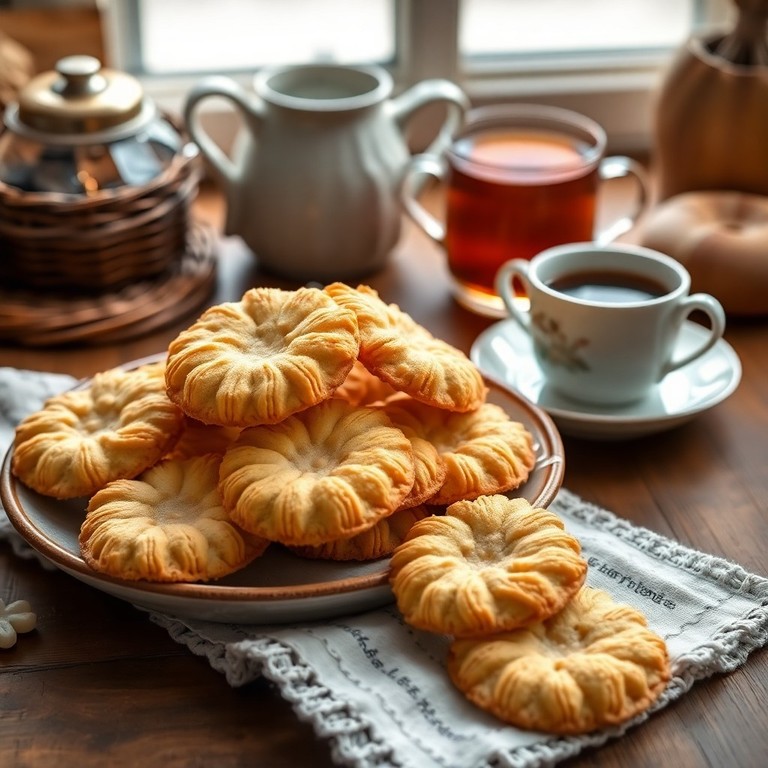 Biscoitos Amanteigados Crocantes com Óleo de Cozinha