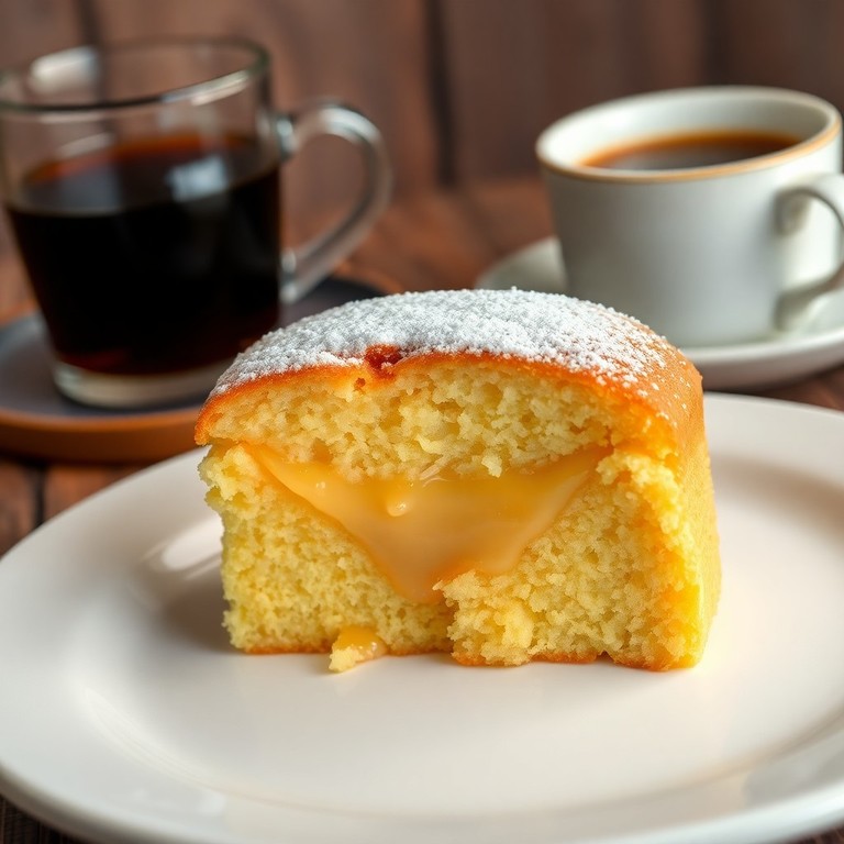 Bolo de Farinha com Recheio de Leite Condensado