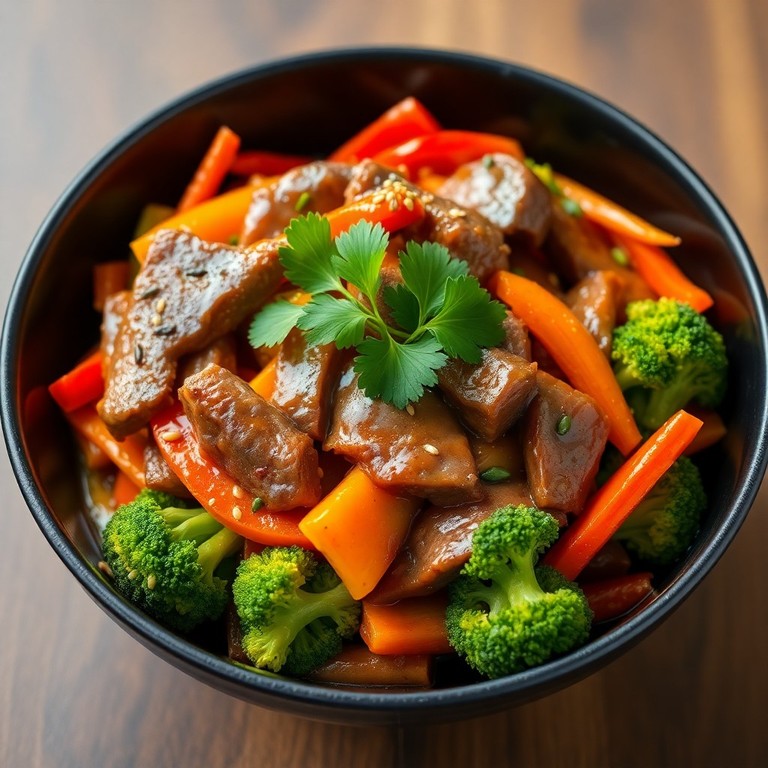 Stir-fry de bœuf aux légumes