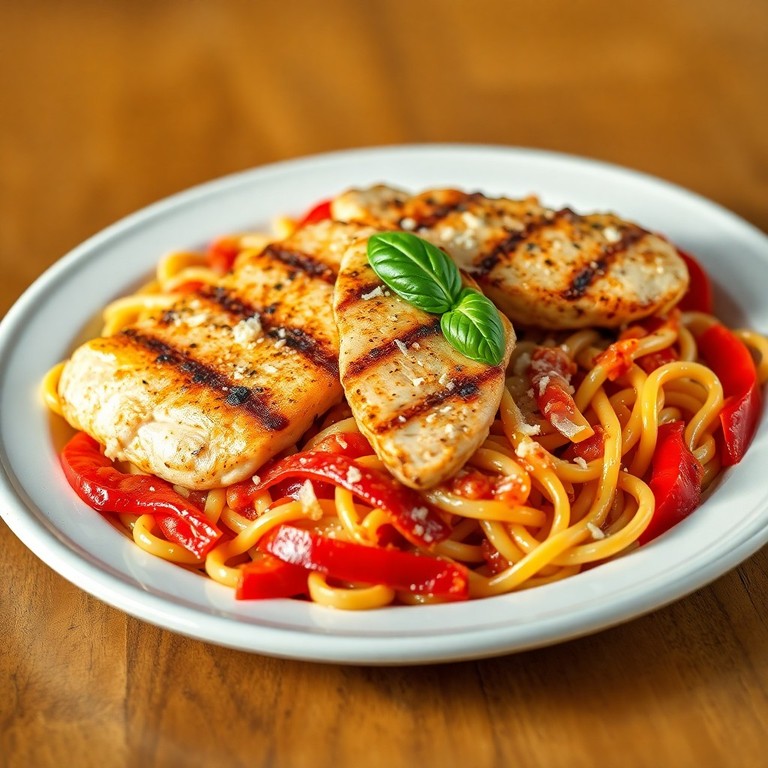 Pâtes au Poulet Parmigiana