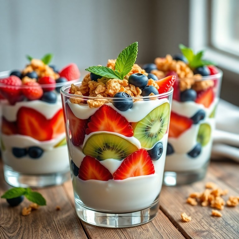 Parfait di Yogurt e Frutta Fresca