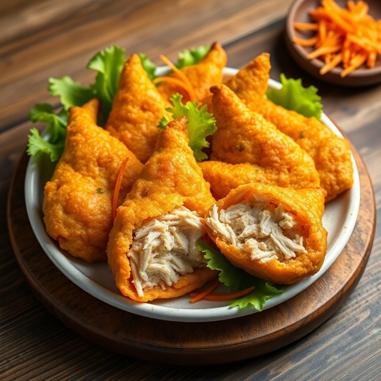 Coxinha de Frango Clássica com Massa Crocante