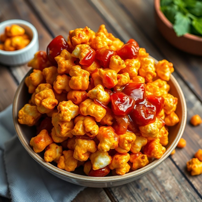 Pipoca Caramelizada com Toque Doce de Tomate