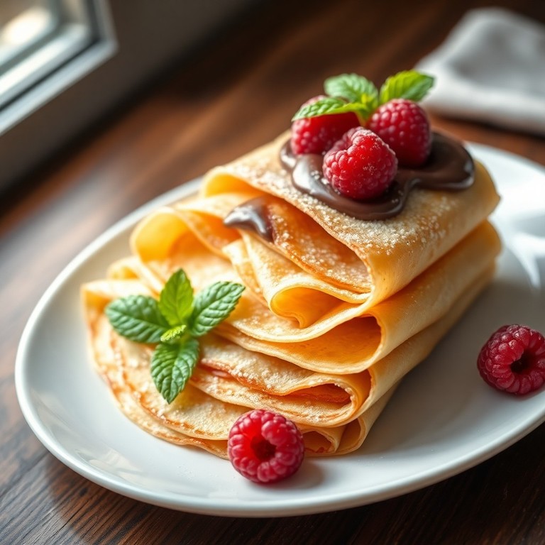 Crêpes classiques au Nutella