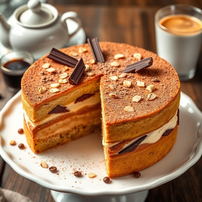 Mandel-Kaffee Eissplittertorte