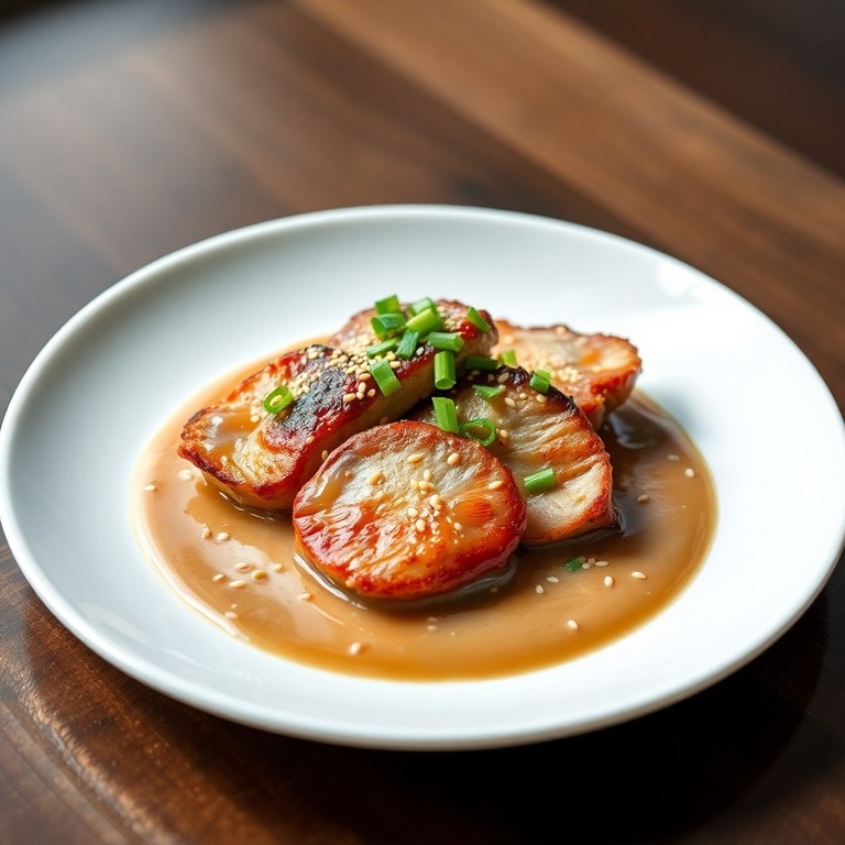 Filé Mignon Suíno ao Molho de Taro e Shoyu