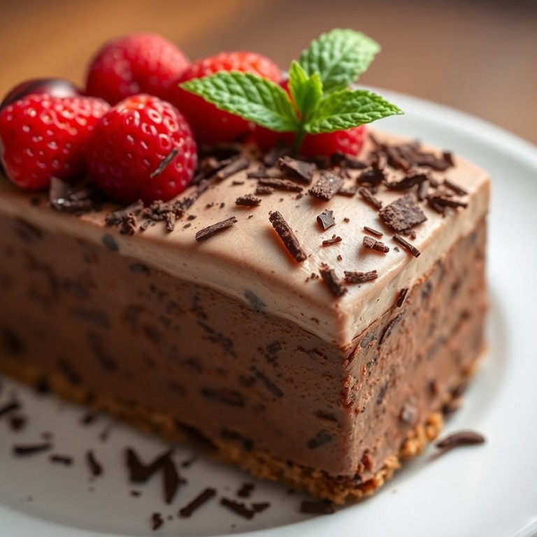 Laktosefreie Schokoladen-Eistorte