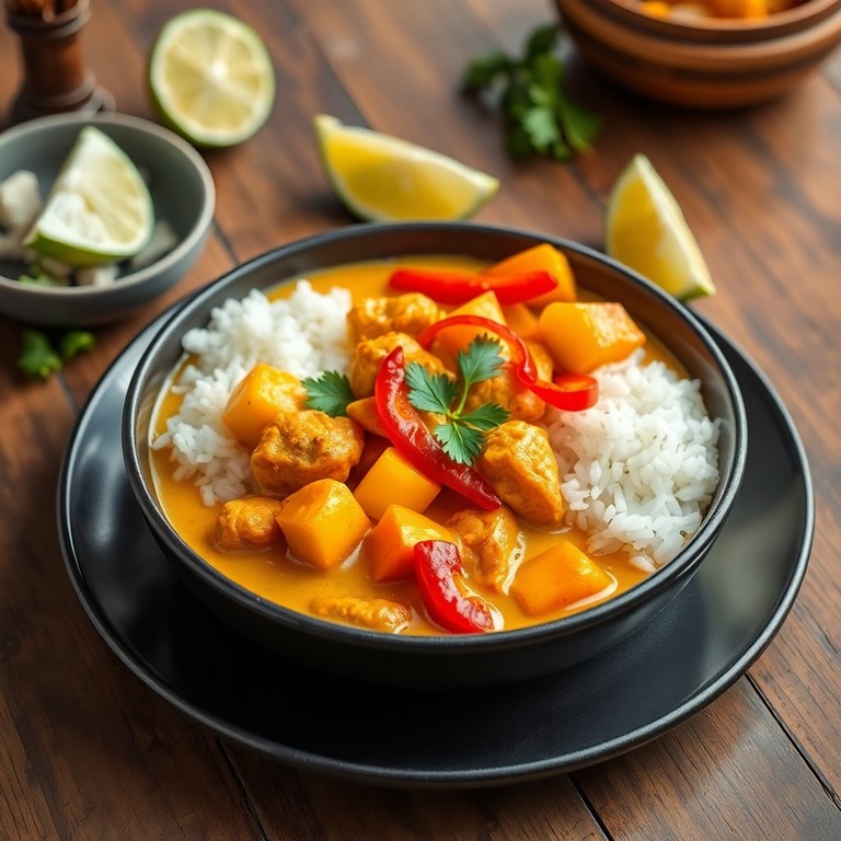 Kokos-Mango-Hähnchen-Curry