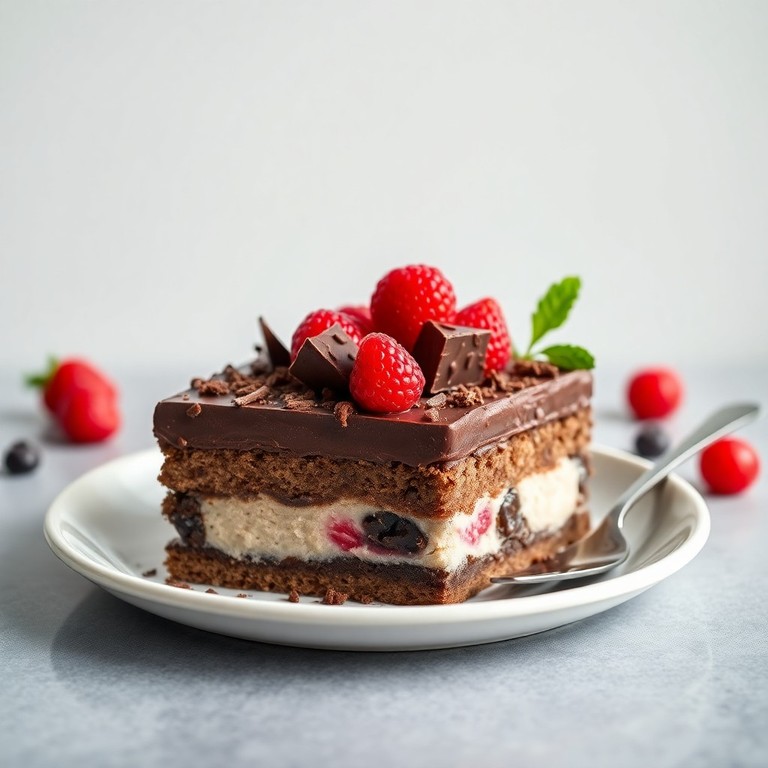 Klassische Schokoladen-Eistorte (Laktosefrei & Ohne Gezuckerte Kondensmilch)