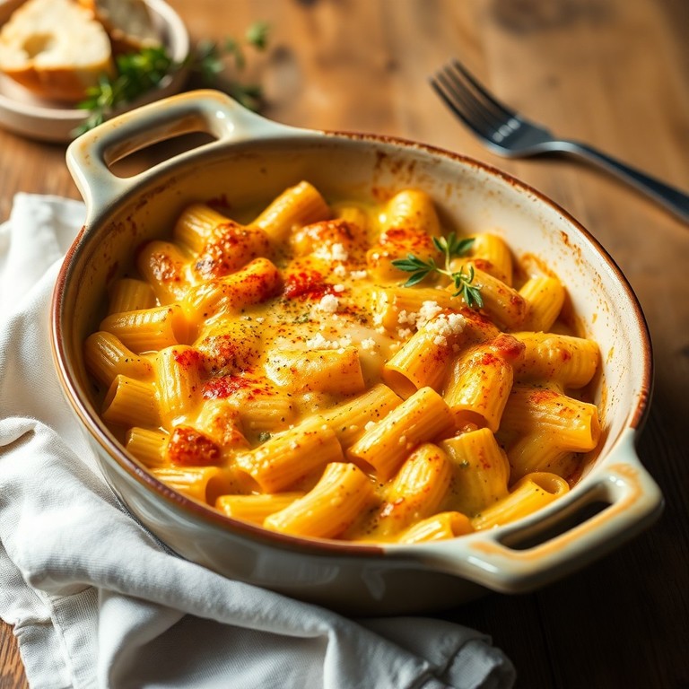 Baked Cheese & Spice Pasta Casserole