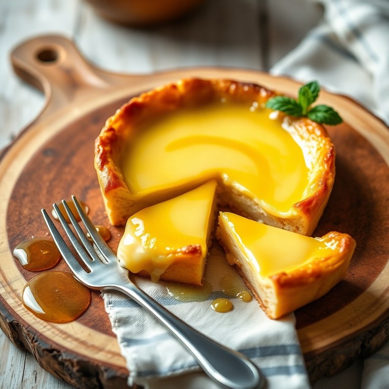 Buttery Honey Egg Tart