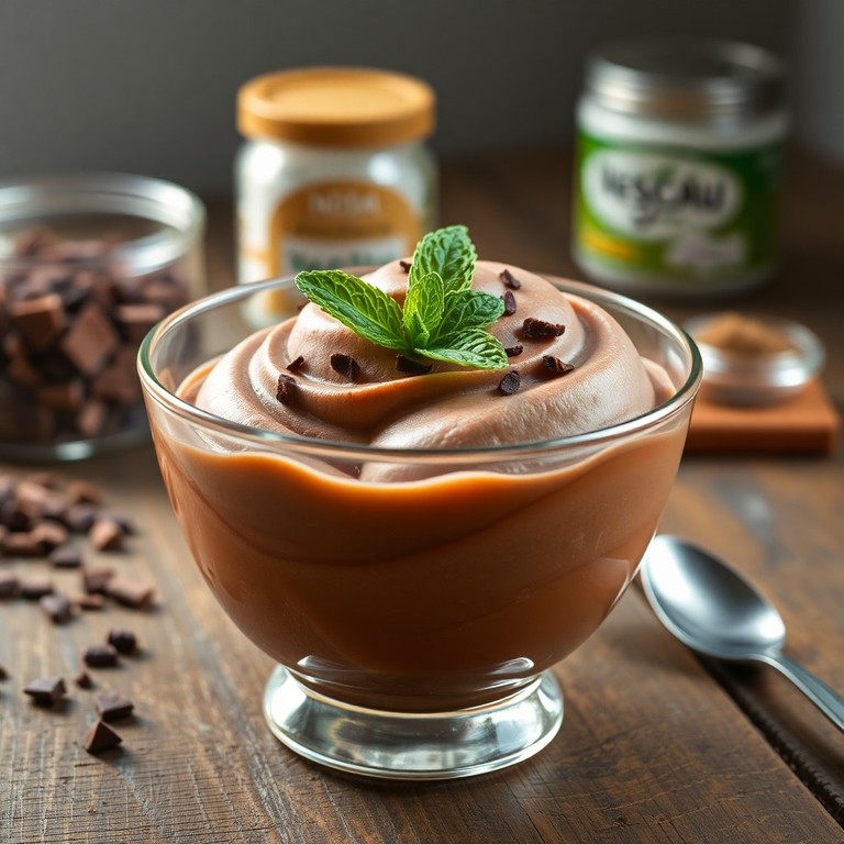 Sorvete Cremoso de Iogurte Vegano com Toque de Nescau