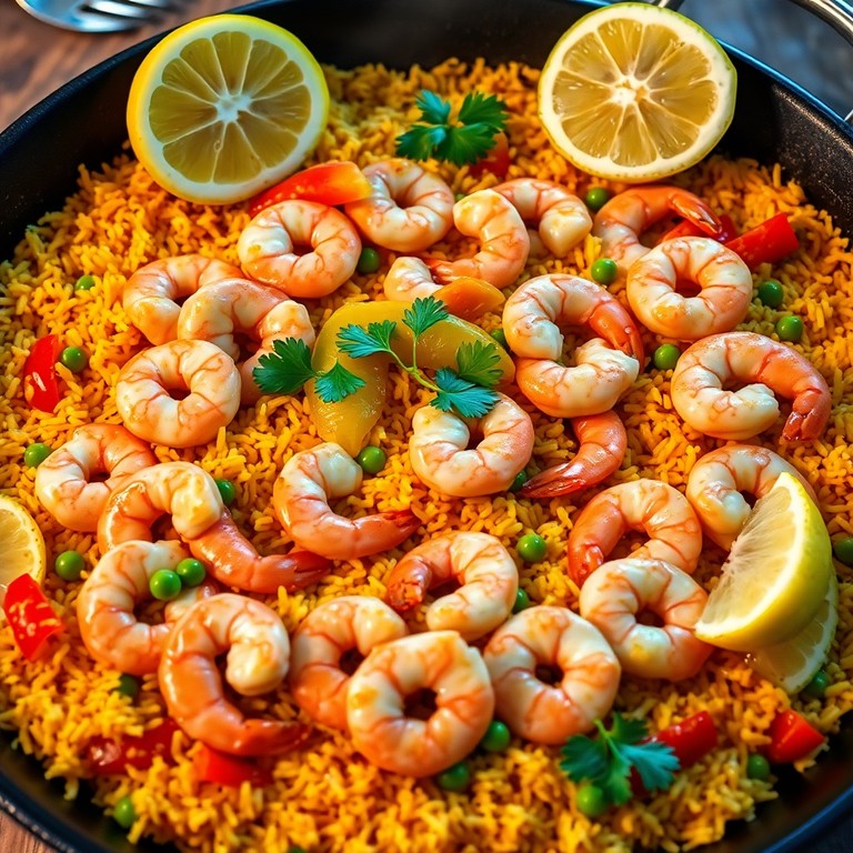 Classic Spanish Shrimp Paella