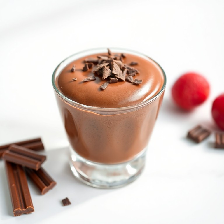 Mousse Clássica de Chocolate Meio Amargo