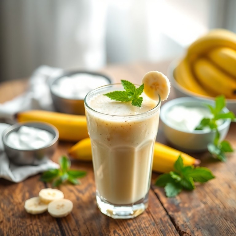 Smoothie Cremoso de Banana e Iogurte
