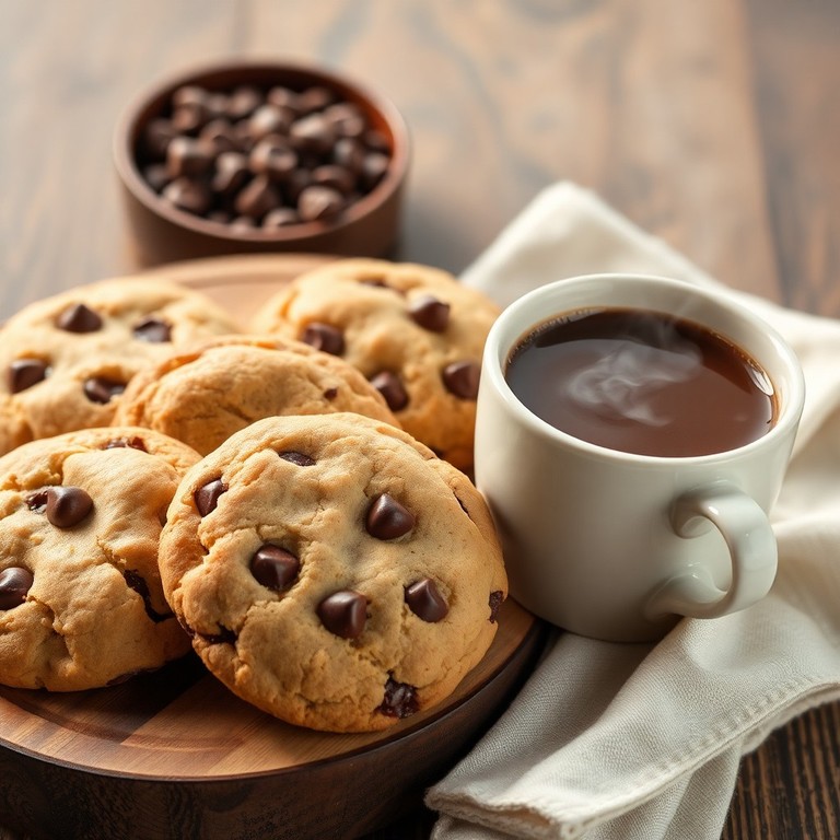 Galletas crujientes de manteca y chocolate