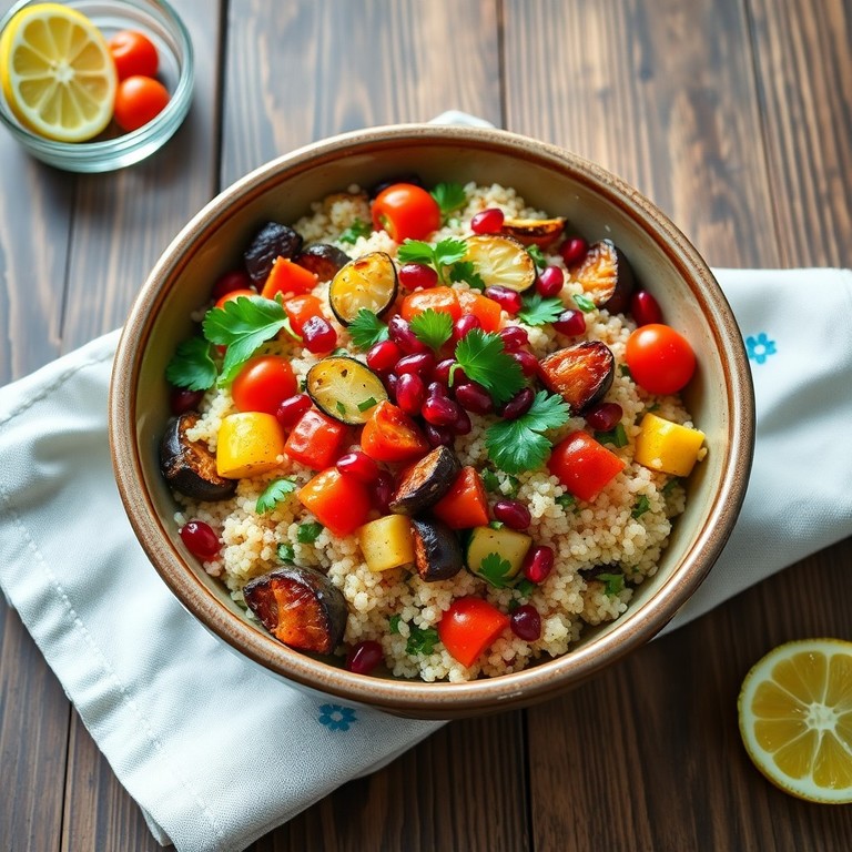 Ensalada de Quinoa y Vegetales Asados