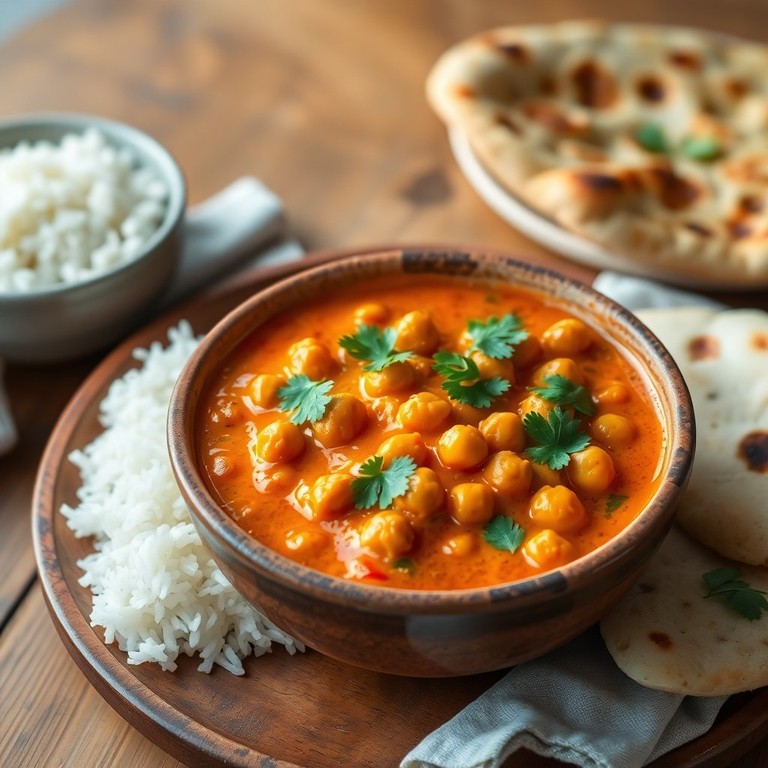 Spicy Chickpea Curry with Coconut Milk