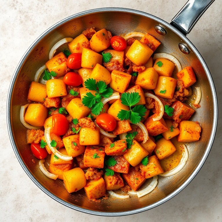 Another Onion and Tomato Spiced Stir-Fry