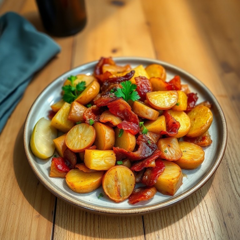 Klassische deutsche Bratkartoffeln