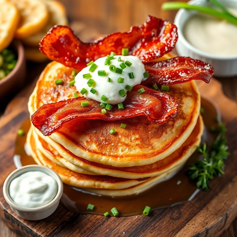 Rustikale Speck-Pfannkuchen