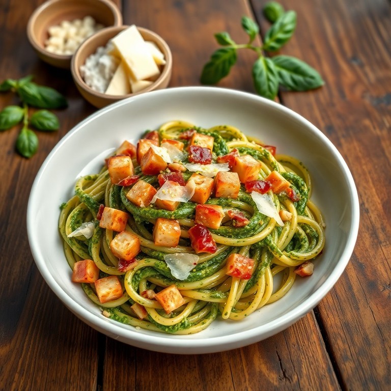 Speck-Pesto-Pasta