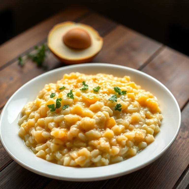Risoto de Arroz e Ovo Cremoso