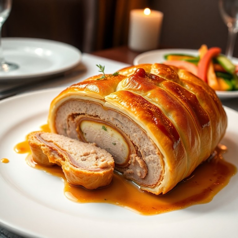 Porc en croûte de moutarde et kiri