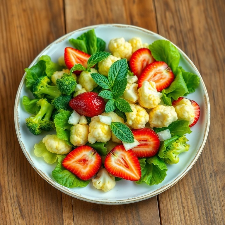 Salada Mediterrânea de Legumes e Frutas